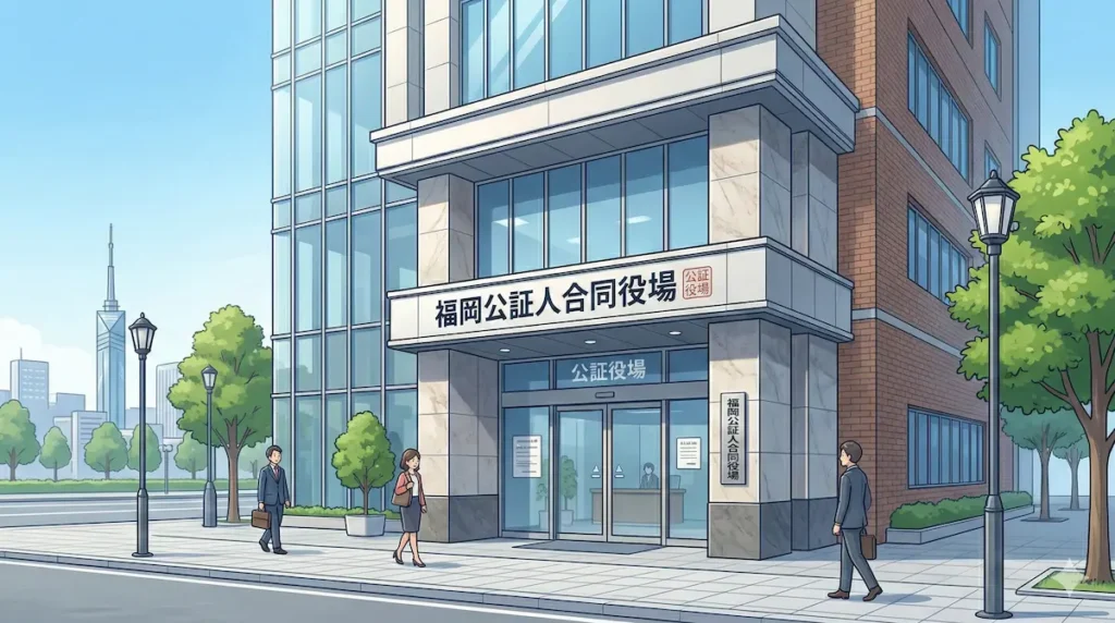 福岡市内の公証役場で公正証書遺言を作成する流れと特徴