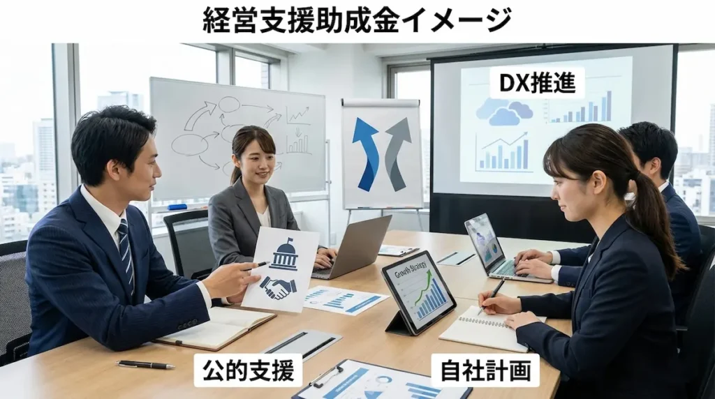 福岡市の中小企業・事業者向け経営支援助成金のイメージ